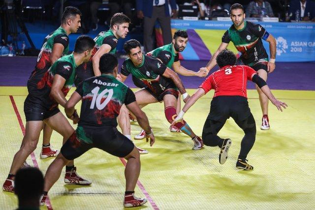 پیروزی مقتدرانه تیم ملی کبدی ایران مقابل پاکستان