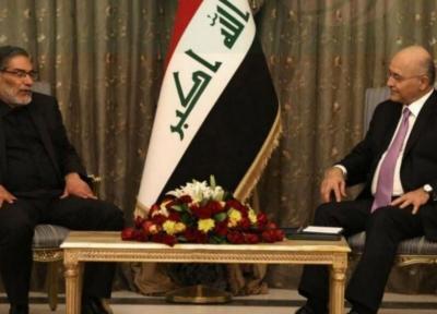 خبرنگاران شمخانی و صالح بر لزوم همکاری ایران و عراق علیه تروریسم تاکید کردند